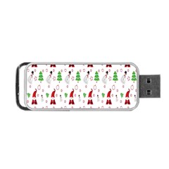 Santa Claus Snowman Christmas Portable Usb Flash (two Sides) by artworkshop