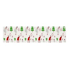 Santa Claus Snowman Christmas Banner And Sign 4  X 1  by artworkshop