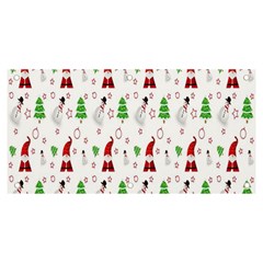 Santa Claus Snowman Christmas Banner And Sign 6  X 3  by artworkshop