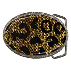 Metallic Snake Skin Pattern Belt Buckles by BangZart