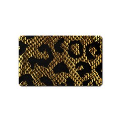 Metallic Snake Skin Pattern Magnet (name Card) by BangZart