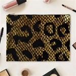 Metallic Snake Skin Pattern Cosmetic Bag (XL) Front