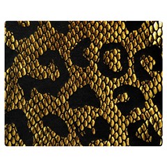 Metallic Snake Skin Pattern Double Sided Flano Blanket (medium)  by BangZart