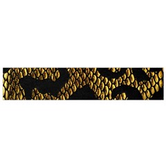 Metallic Snake Skin Pattern Small Flano Scarf