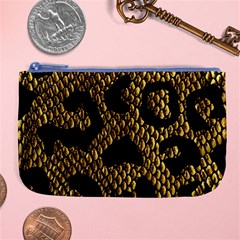 Metallic Snake Skin Pattern Large Coin Purse by BangZart