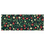 Flowering Branches Seamless Pattern Banner and Sign 8  x 3  Front