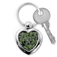 Leaves Foliage Botany Plant Key Chain (heart) by Ravend