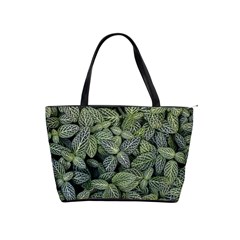 Leaves Foliage Botany Plant Classic Shoulder Handbag by Ravend