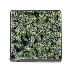 Leaves Foliage Botany Plant Memory Card Reader (square 5 Slot) by Ravend