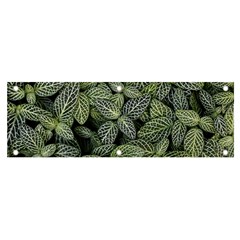 Leaves Foliage Botany Plant Banner And Sign 6  X 2  by Ravend