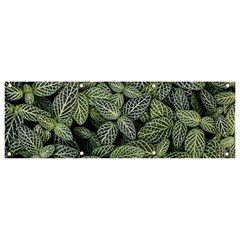 Leaves Foliage Botany Plant Banner And Sign 9  X 3  by Ravend