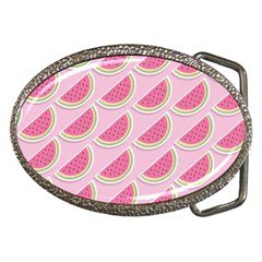 Pink Melon Wayermelon Pattern Food Fruit Melon Belt Buckles by Ravend