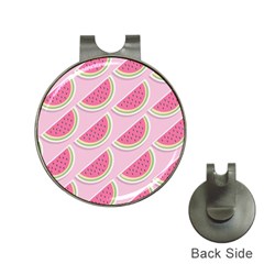 Pink Melon Wayermelon Pattern Food Fruit Melon Hat Clips With Golf Markers by Ravend