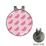 Pink Melon Wayermelon Pattern Food Fruit Melon Hat Clips with Golf Markers Front