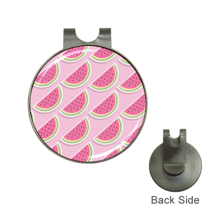 Pink Melon Wayermelon Pattern Food Fruit Melon Hat Clips with Golf Markers