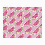 Pink Melon Wayermelon Pattern Food Fruit Melon Small Glasses Cloth Front