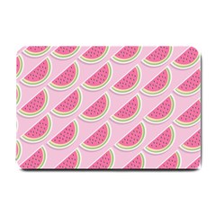 Pink Melon Wayermelon Pattern Food Fruit Melon Small Doormat  by Ravend