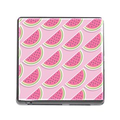 Pink Melon Wayermelon Pattern Food Fruit Melon Memory Card Reader (square 5 Slot) by Ravend