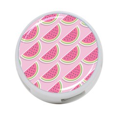 Pink Melon Wayermelon Pattern Food Fruit Melon 4-port Usb Hub (one Side) by Ravend