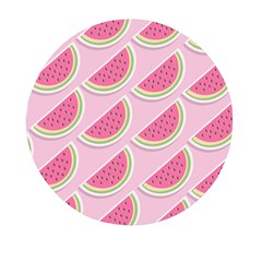 Pink Melon Wayermelon Pattern Food Fruit Melon Mini Round Pill Box by Ravend