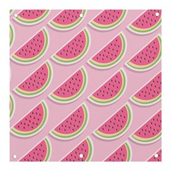 Pink Melon Wayermelon Pattern Food Fruit Melon Banner And Sign 3  X 3  by Ravend