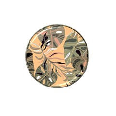 Leaves Monstera Picture Print Pattern Hat Clip Ball Marker