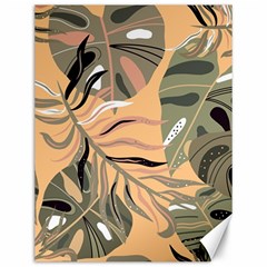 Leaves Monstera Picture Print Pattern Canvas 12  x 16 