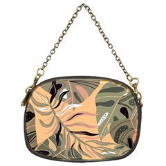 Leaves Monstera Picture Print Pattern Chain Purse (two Sides) by Ravend