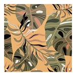 Leaves Monstera Picture Print Pattern Banner and Sign 3  x 3  Front