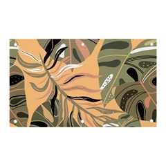 Leaves Monstera Picture Print Pattern Banner and Sign 5  x 3 