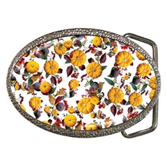 Pumpkin Fruit Flower Pattern Belt Buckles by Ravend