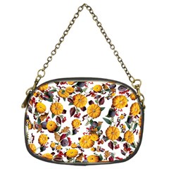 Pumpkin Fruit Flower Pattern Chain Purse (one Side) by Ravend