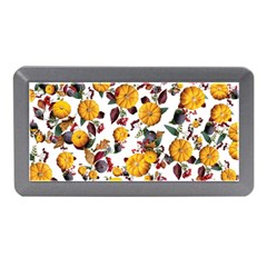 Pumpkin Fruit Flower Pattern Memory Card Reader (mini) by Ravend