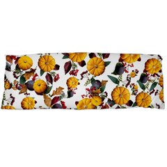 Pumpkin Fruit Flower Pattern Body Pillow Case (dakimakura) by Ravend