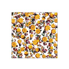 Pumpkin Fruit Flower Pattern Satin Bandana Scarf 22  X 22  by Ravend