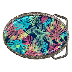 Sheets Tropical Picture Plant Pattern Belt Buckles by Ravend