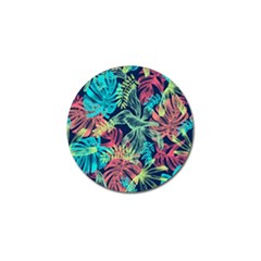 Sheets Tropical Picture Plant Pattern Golf Ball Marker (4 Pack) by Ravend