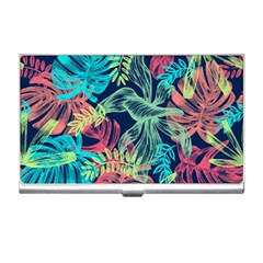 Sheets Tropical Picture Plant Pattern Business Card Holder by Ravend