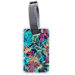 Sheets Tropical Picture Plant Pattern Luggage Tag (one Side) by Ravend