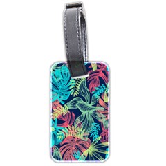 Sheets Tropical Picture Plant Pattern Luggage Tag (two Sides) by Ravend