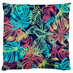 Sheets Tropical Picture Plant Pattern Large Cushion Case (one Side) by Ravend