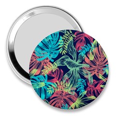 Sheets Tropical Picture Plant Pattern 3  Handbag Mirrors by Ravend