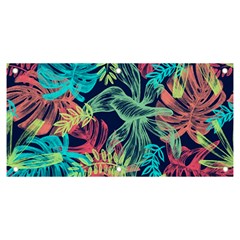 Sheets Tropical Picture Plant Pattern Banner And Sign 6  X 3  by Ravend