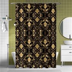 Vintage Batik Art Architecture Pattern Shower Curtain 48  x 72  (Small)  Curtain(48  X 72 ) - 42.18 x64.8  Curtain(48  X 72 )