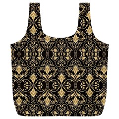 Vintage Batik Art Architecture Pattern Full Print Recycle Bag (xl) by Ravend