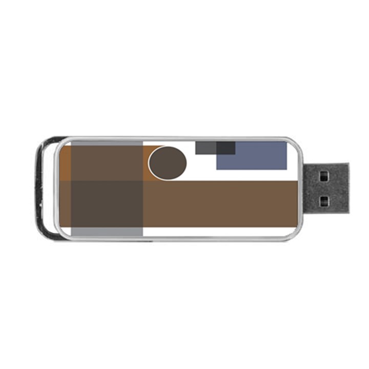 Background Wallpaper Abstract Portable USB Flash (Two Sides)