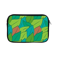 Leaves Pattern Autumn Background Apple Ipad Mini Zipper Cases by Ravend