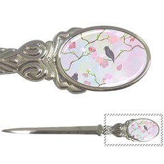 Bird Blossom Seamless Pattern Letter Opener