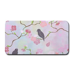 Bird Blossom Seamless Pattern Medium Bar Mats