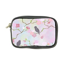 Bird Blossom Seamless Pattern Coin Purse by Ravend